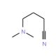 4-(Dimethylamino)butyronitrile (CAS 13989-82-7) - chemical structure image