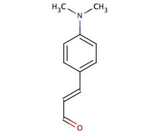 4-(Dimethylamino)cinnamaldehyde (CAS 6203-18-5) - chemical structure image