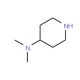 4-(Dimethylamino)piperidine (CAS 50533-97-6) - chemical structure image