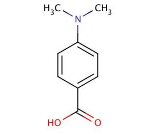 4-Dimethylaminobenzoic acid - chemical structure image