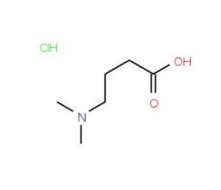 4-Dimethylaminobutyric acid hydrochloride (CAS 69954-66-1) - chemical structure image