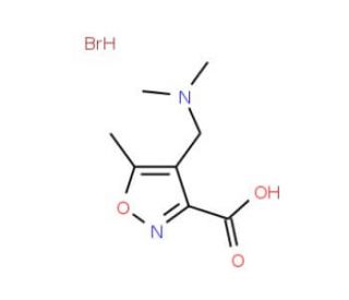 4-Dimethylaminomethyl-5-methyl-isoxazole-3-carboxylic acid hydrobromide - chemical structure image