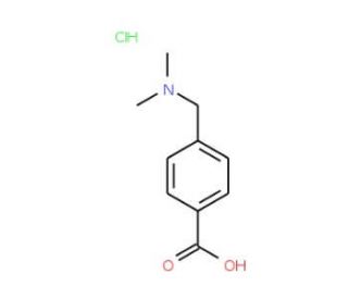 4-Dimethylaminomethyl-benzoic acid hydrochloride - chemical structure image