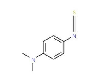 4-Dimethylaminophenyl isothiocyanate (CAS 2131-64-8) - chemical structure image