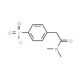 4-Dimethylcarbamoylmethyl-benzenesulfonyl chloride - chemical structure image