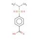 4-Dimethylsulfamoyl-benzoic acid (CAS 1206-37-7) - chemical structure image