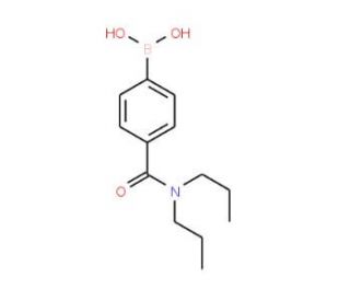 4-(Dipropylcarbamoyl)phenylboronic acid (CAS 850568-32-0) - chemical structure image