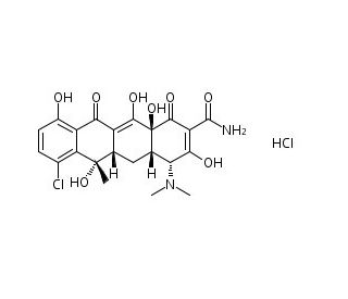 4-epi-Chlortetracycline Hydrochloride (CAS 101342-45-4) - chemical structure image