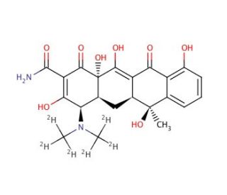 4-epi-Tetracycline-d6 (CAS 79-85-6 (unlabeled)) - chemical structure image