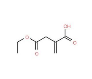 4-Ethoxy-2-methylene-4-oxobutyric acid (CAS 57718-07-7) - chemical structure image