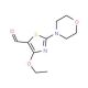 4-Ethoxy-2-morpholin-4-yl-thiazole-5-carbaldehyde - chemical structure image