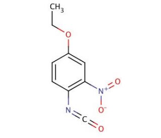 4-Ethoxy-2-nitrophenyl isocyanate (CAS 108128-49-0) - chemical structure image