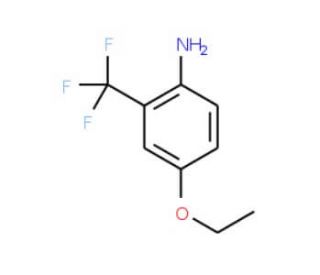 4-Ethoxy-2-(trifluoromethyl)aniline (CAS 121307-27-5) - chemical structure image