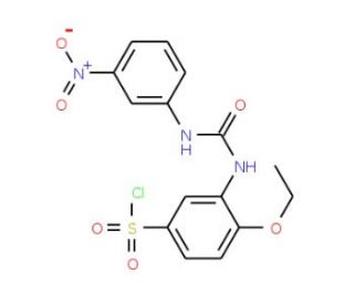 4-Ethoxy-3-[3-(3-nitro-phenyl)-ureido]-benzene-sulfonyl chloride - chemical structure image