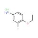 4-Ethoxy-3-fluoroaniline hydrochloride - chemical structure image