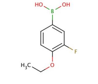 4-Ethoxy-3-fluorophenylboronic acid (CAS 279263-10-4) - chemical structure image