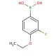 4-Ethoxy-3-fluorophenylboronic acid (CAS 279263-10-4) - chemical structure image