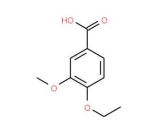 4-ethoxy-3-methoxybenzoic acid (CAS 3535-30-6) - chemical structure image
