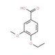 4-ethoxy-3-methoxybenzoic acid (CAS 3535-30-6) - chemical structure image