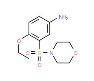 4-ethoxy-3-(morpholin-4-ylsulfonyl)aniline - chemical structure image