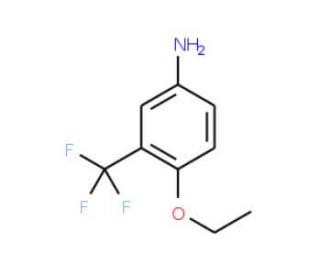 4-Ethoxy-3-(trifluoromethyl)aniline (CAS 2713-74-8) - chemical structure image