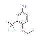 4-Ethoxy-3-(trifluoromethyl)aniline (CAS 2713-74-8) - chemical structure image