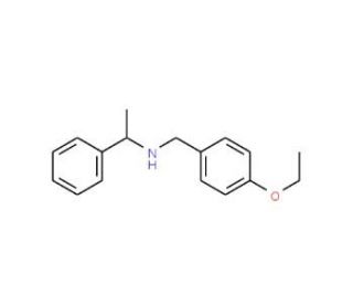 (4-Ethoxy-benzyl)-(1-phenyl-ethyl)-amine - chemical structure image