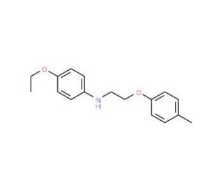 4-Ethoxy-N-[2-(4-methylphenoxy)ethyl]aniline - chemical structure image