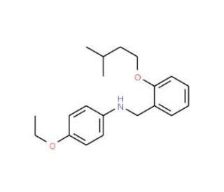 4-Ethoxy-N-[2-(isopentyloxy)benzyl]aniline - chemical structure image