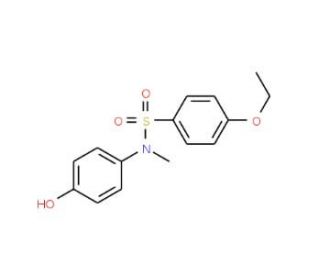 4-ethoxy-N-(4-hydroxyphenyl)-N-methylbenzenesulfonamide - chemical structure image