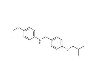 4-Ethoxy-N-(4-isobutoxybenzyl)aniline - chemical structure image