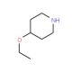 4-Ethoxy-piperidine (CAS 1122-86-7) - chemical structure image