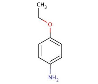 4-Ethoxyaniline (CAS 156-43-4) - chemical structure image
