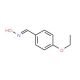 4-ethoxybenzaldehyde oxime (CAS 61096-94-4) - chemical structure image