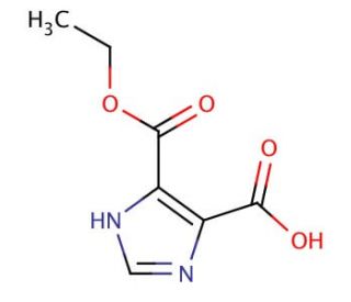 4-(Ethoxycarbonyl)-1H-imidazole-5-carboxylic acid - chemical structure image
