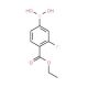 4-(Ethoxycarbonyl)-3-fluorobenzeneboronic acid (CAS 874288-38-7) - chemical structure image