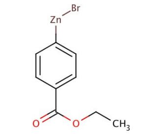 4-(Ethoxycarbonyl)phenylzinc bromide solution (CAS 131379-15-2) - chemical structure image