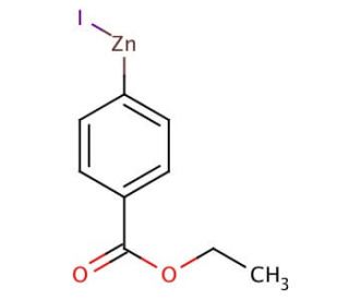 4-(Ethoxycarbonyl)phenylzinc iodide solution (CAS 131379-16-3) - chemical structure image