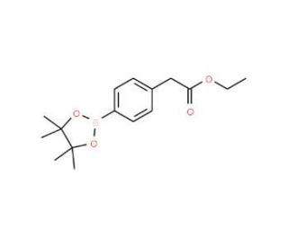 (4-Ethoxycarbonylmethylphenyl)boronic acid, pinacol ester (CAS 859169-20-3) - chemical structure image