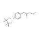 (4-Ethoxycarbonylmethylphenyl)boronic acid, pinacol ester (CAS 859169-20-3) - chemical structure image