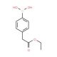 4-Ethoxycarbonylmethylphenylboronic acid (CAS 92243-74-8) - chemical structure image