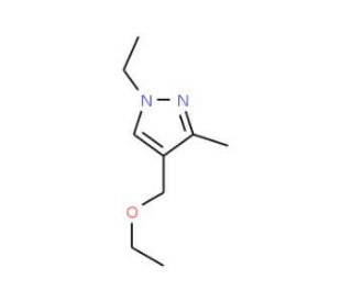 4-Ethoxymethyl-1-ethyl-3-methyl-1H-pyrazole - chemical structure image