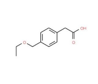 4-(Ethoxymethyl)phenylacetic acid - chemical structure image