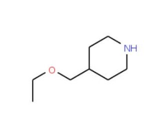 4-(Ethoxymethyl)piperidine (CAS 265108-38-1) - chemical structure image