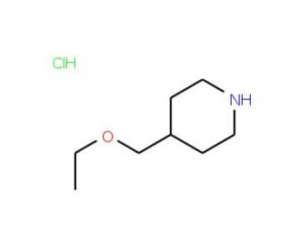4-(Ethoxymethyl)piperidine hydrochloride - chemical structure image