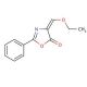4-Ethoxymethylene-2-phenyl-2-oxazolin-5-one (CAS 15646-46-5) - chemical structure image