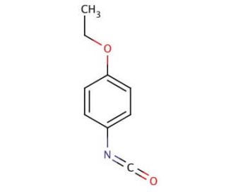 4-Ethoxyphenyl isocyanate (CAS 32459-62-4) - chemical structure image