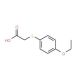 [(4-ethoxyphenyl)thio]acetic acid (CAS 51094-45-2) - chemical structure image