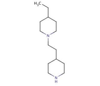 4-Ethyl-1-(2-piperidin-4-ylethyl)piperidine (CAS 1000958-55-3) - chemical structure image