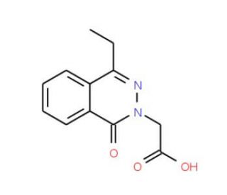 (4-Ethyl-1-oxo-1H-phthalazin-2-yl)-acetic acid - chemical structure image